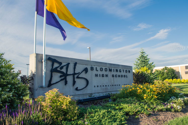 Bloomington Public High School Signage - Francois Associates Architects LLC